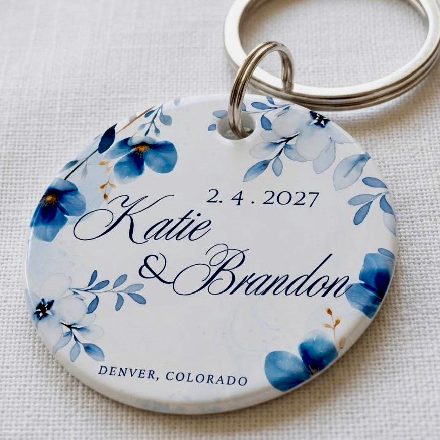 Sublimated Aluminum Keychain